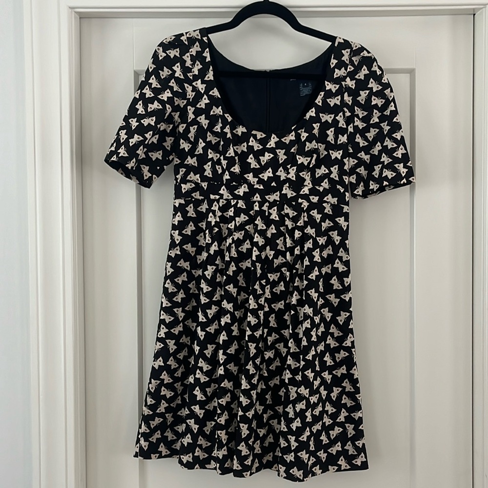 French connection black mini dress